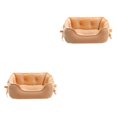 thumbnail image 1 of maskred Raised Rim Dog Bed Snug Sleeping Spot For Beloved Pet Two Size For Choice Polyester Dog Kennel Pet Bed Washable Dog Bed khaki S 2Set, 1 of 6