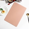 thumbnail image 4 of Rectangular Leather Placemat Solid Colour Faux Leather Placemats , Coffee Mats, Kitchen Table Mats, Easy To Clean Kitchen Table Mats, 4 of 7