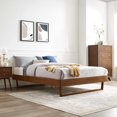 thumbnail image 1 of Modway Billie Twin Rubberwood and MDF Wood Platform Bed Frame in Walnut, 1 of 8