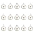 thumbnail image 1 of Unique Bargains Pendentifs Perles Factices 12 mm, Lot de 150 Perles Rondes Imitation Perle, Argent Blanc, 1 of 6