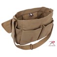 thumbnail image 2 of Rothco Heavyweight Canvas Classic Messenger Bag - Coyote Brown, 2 of 2