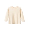 thumbnail image 4 of KAWELL 3 Pack Girls Long Sleeve Shirts Toddlers Basic Crewneck Tees 2-8T, 4 of 5