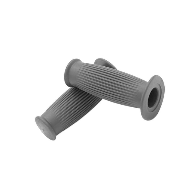 Pair Universal Motorcycle HandleBar Hand Grip Retro Motorcycle Handlebar Handlebar Grey 25 28MM
