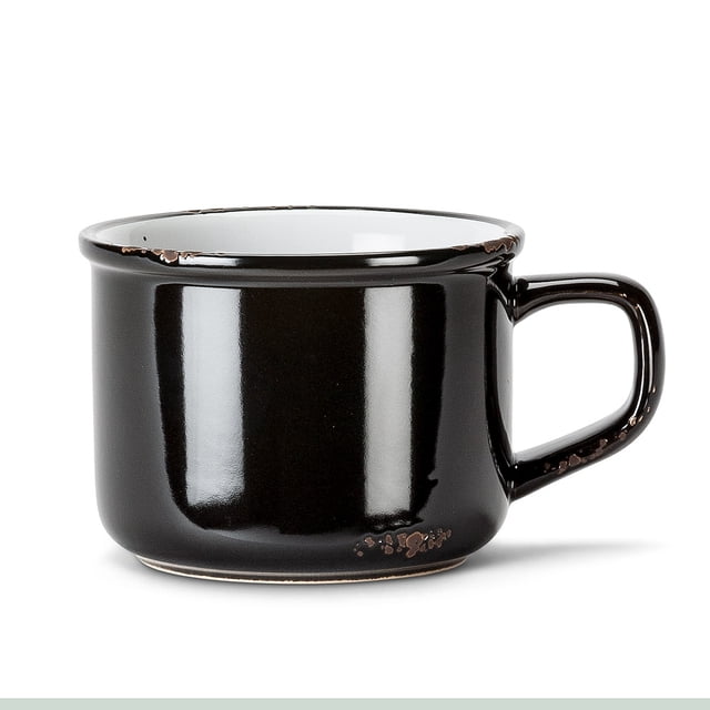 Set of 6 Enamel Look Cappuccino Mug