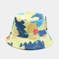 thumbnail image 4 of LinYooLi Chapeau Seau pour Femmes Motif Fruits Frais Réversible Chapeau de Pêcheur pour Hommes Adolescent Unisexe Sport Protection Solaire, 4 of 8