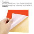 thumbnail image 4 of Unique Bargains Self-Adhesive Velvet Patches Repair Patches Orange 2 Pack, 4 of 5