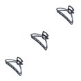 thumbnail image 4 of maskred Pinces de Mode Grand Style Simple à Portée de Main Style Simple Robuste Exquis Accessoires Barrettes pour Femmes Noir/arc 3Set, 4 of 6