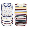 thumbnail image 1 of BornCare Aop Bavoir Bébé Douche Cadeau Ensemble & 44; Multicolore - Pack de 10, 1 of 1