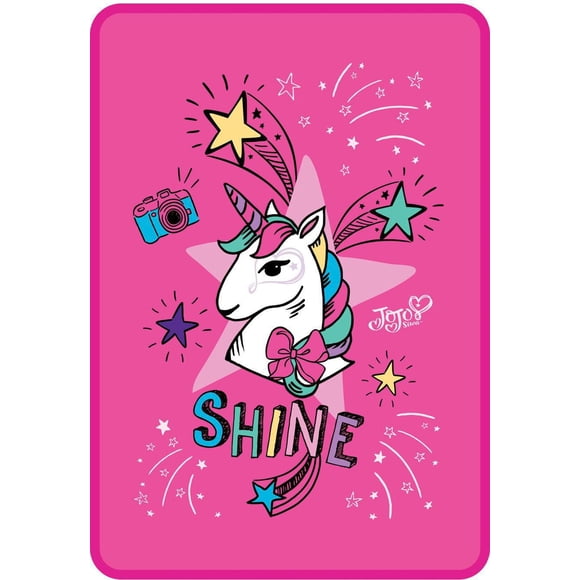 Couverture en Peluche Jojo Siwa Éclat Brillance