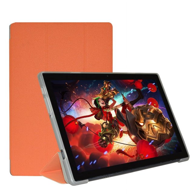 Étui pour Teclast M50 Pro 10.1 Pouces Tablette, Étui Souple TPU la Plus Récente pour T40S T50pro P20HD M40 Air P20 M40Pro P25 P30HD M40S M40plus orange-B M40 Plus