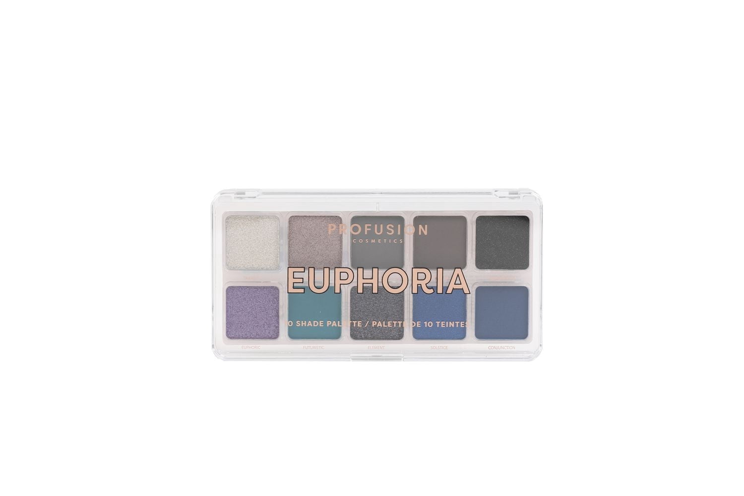Profusion Cosmetics | Palette de fards à paupières Euphoria 10 teintes