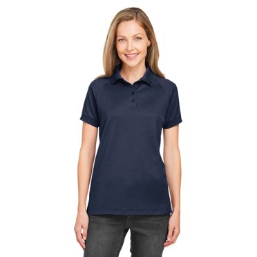 Harriton M208W Ladies' Charge Snag and Soil Protect Polo - DARK NAVY - XL