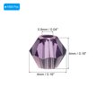 thumbnail image 2 of Uxcell 1600Pcs 4mm Bicone Glass Beads Small Faceted Purple, 2 of 6
