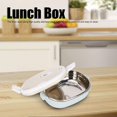 thumbnail image 2 of Boxes, Thermal Insulated Hot Food Lunch Containers, Stainless Steel Insulated Thermal Food Container, Student Portable Hot Food Warmer Lunch Box Accessories (Monolayer), 2 of 8