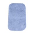 thumbnail image 1 of Tapis Peluche Mini 1:12 Fournitures de Décor Jouets Tapis de Sol de Simulation Maison de Poupée Bleu Ovale, 1 of 9
