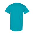 thumbnail image 2 of Gildan Mens Heavy Cotton T-Shirt, S, Tropical Blue, 2 of 2