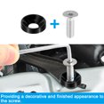 thumbnail image 5 of Uxcell M8 Finition Laveuse à Ressort, 40 Pcs Joint de Vis en Alliage d'Aluminium pour Pièces Mécaniques Gris, 5 of 5