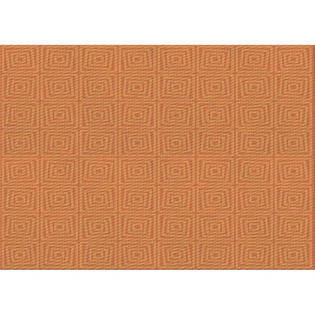 Ahgly Company Tapis d'Intérieur Rectangulaire Transitionnel Orange Rouge Orange Lavable à la Machine, 6 Pieds x 9 Pieds