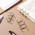thumbnail image 4 of KAKOWELY metal binder rings 20pcs Binder Rings Desk Calendar Binding Rings Notebook Binder Rings Clips Binding Spines Combs Paper Book Binding Tools1.57"X0.98"X0.98", 4 of 5