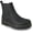 Black, variant on kozi Canada Women Ankle Casual Riding Bootie Chelsea Boot LEILA-1 Fall Boot Side Zipper Black