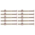 thumbnail image 2 of Vis de Lit Bébé Matériel Vis Kit Vis de Lit Bébé Matériel de Vis 10 Ensembles Vis de Lit Bébé M6 Acier Inoxydable Galvanisé Tête Hexagonale Kit de Matériel, 2 of 8