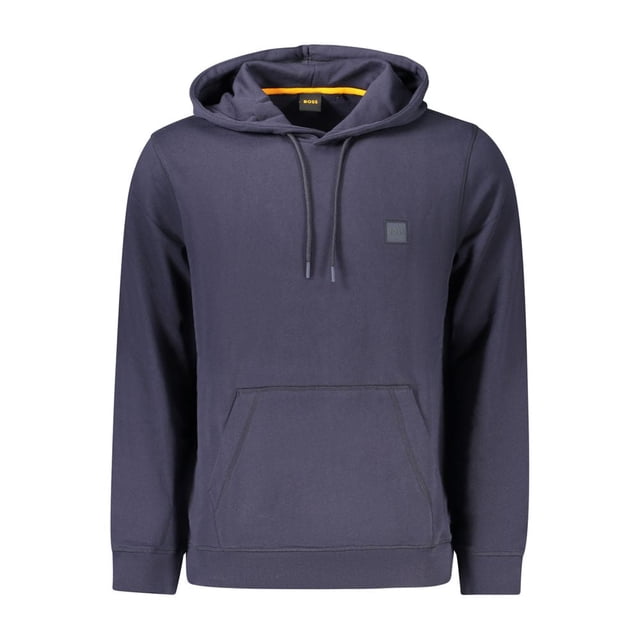 Hugo Boss Chandail à Capuchon pour Homme en Coton Bleu