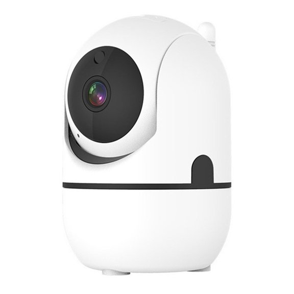 Caméra de Sécurité Wifi 1080P Rotation à 360 Degrés Caméra de Surveillance PTZ à Distance Caméra de Vision Nocturne Sans Fil pour la Maison