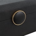 thumbnail image 2 of Uttermost Lalique Contemporary MDF Wood and Shagreen Box in Black Finish, 2 of 6