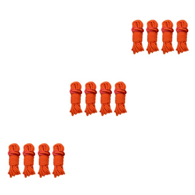 Shengyu 1/2/3 4X Tent Lanyard Reflective Rope Wind Cord High-strength Fine Workmanship DIY Prop Universal Outdoor Accessories Replaced Part Orange 3PCS
