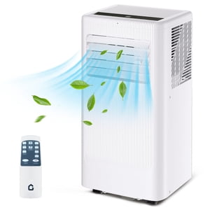 Puissant 10000 BTU 3-in-1 portatif Air Conditionneur – Refroidissement rapide, déshumidificateur & Ventilateur – Télécommande, silencieux, LED Affichage, kit de fenêtre – Refroidit les chambres jusqu'à 420 Le Fq. – Idéal pour la maison, bureau, dorme