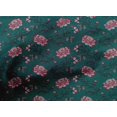 thumbnail image 4 of oneOone Cotton Poplin Fabric Leaves & Floral Block Print Sewing Fabric BTY 42 Inch Wide, 4 of 4