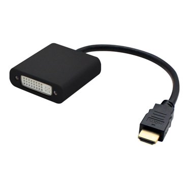 AddOn 8in HDMI to DVI-D Adapter Cable - Adapter - dual link - DVI-D female to HDMI male - 7.9 in - black