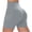 Grey, variant on Bmisegm Womens High Waist Yoga Shorts Abdomen Control Training Running Pants Yoga Shorts 2024 Black XXL