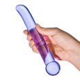 thumbnail image 3 of Glas Tickler Gode en Verre à Pois G 6,75 Pouces, Violet, 3 of 5