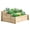 Natural Wood Finish, variant on Outsunny 3-Tier Wood Raised Garden Bed, Elevated Planting Box, Gray