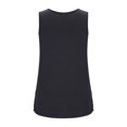 thumbnail image 4 of UPPADA Débardeurs pour Femmes en Modal Rembourré avec Soutien-Gorge Intégré, Col Rond, Camisole Sans Manches avec Soutien-Gorge Sans Armatures, Chandails Ajustés Décontractés, T-Shirt, Grande Taille, Hauts Confortables, Débardeurs pour Femmes 2025 Noir, G, 4 of 6