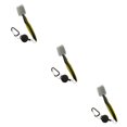 thumbnail image 1 of Ruiboury Golf Club Brush Portable Handheld Replacement Double-sided Ball Shoe Brushes Yellow with Lid 3Set, 1 of 6