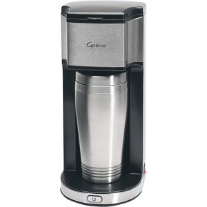 Capresso On-The-Go Machine à café personnelle, argent/noir