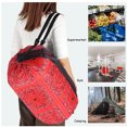 thumbnail image 2 of Pompotops Sac de Magasinage Portable Pliable Sac Fourre-Tout Grande Capacité pour Rangement Sacs d'Épicerie Réutilisables Sac de Voyage Liquidation, 2 of 8