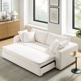 thumbnail image 3 of Modway Commix Down Filled Overstuffed Sleeper Sofa in Pure White, 3 of 10