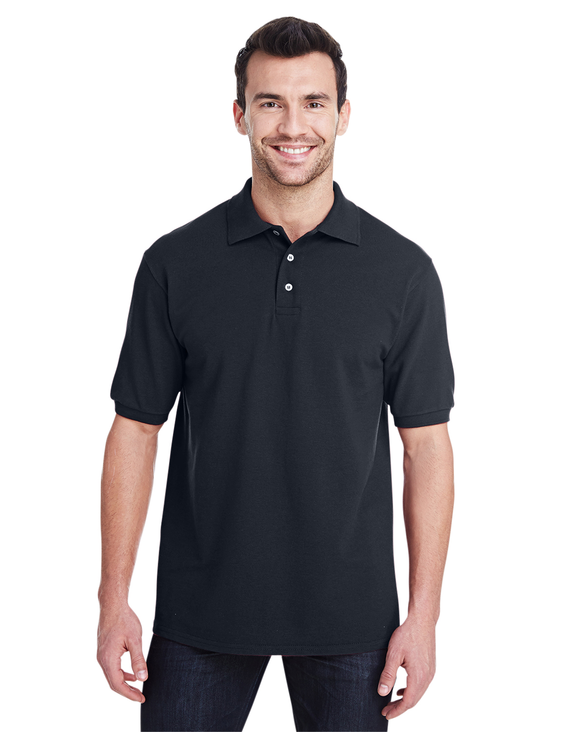 Jerzees Adult 6.5 oz. Premium 100% Ringspun Cotton Piqué Polo - 443MR