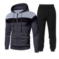 thumbnail image 1 of Birdeem Chemise à Manches Longues pour Hommes Ensemble de Sport à Capuche Assorti Manches Longues, 1 of 5