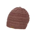 thumbnail image 1 of Gravity Threads Bonnet Doux en Tricot Marbré Bicolore, Framboise, 1 of 2