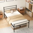 thumbnail image 4 of Costway Twin Metal Bed Frame Mattress Foundation No Box Spring Needed, 4 of 9