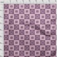 thumbnail image 3 of oneOone Georgette Viscose Fabric Floral Block Printed Fabric 1 Yard 42 Inch Wide, 3 of 4