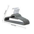 thumbnail image 1 of Hangers Non Slip 10 Piece Children'S Clothes Rack Velvet Non Slip Children'S Clothes Rack 42Cm Long and 23Cm Wide Save Space Hangers Non Slip Velvet, 1 of 6
