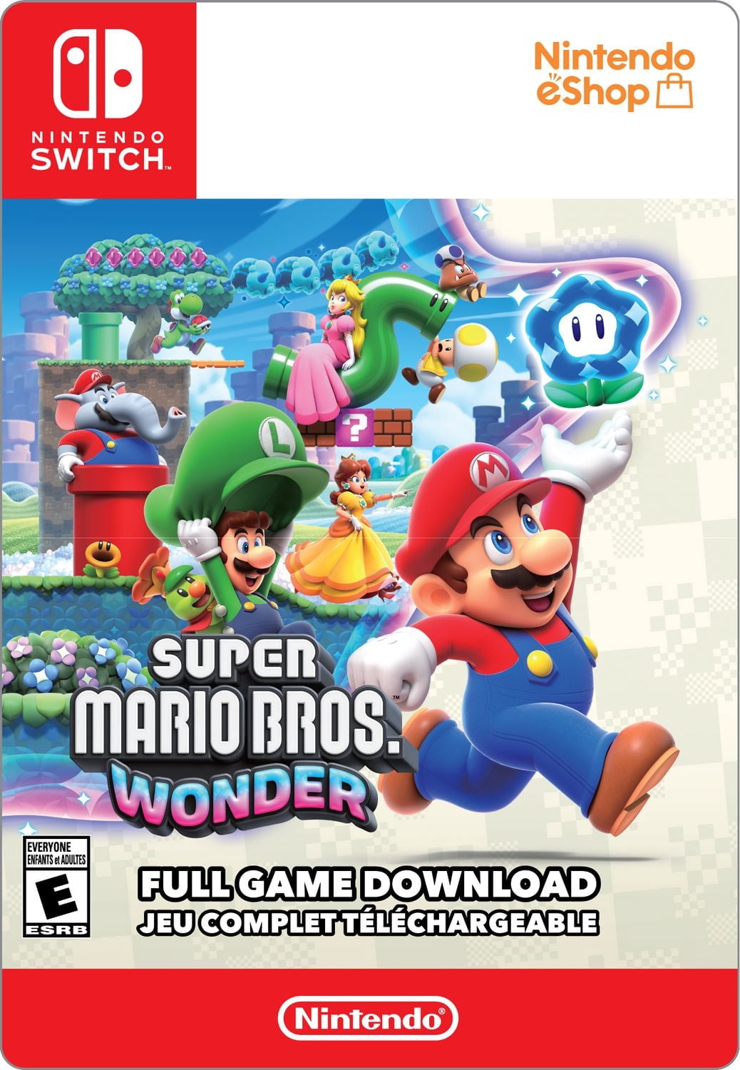 Super Mario Bros. Wonder - Nintendo Switch [Digital Code] - Walmart.ca