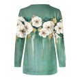 thumbnail image 5 of Chandails à Capuchon Mode pour Femmes 2023 Hauts Automne Manches Longues Chandail Ample Chemise Chic Décontractée Chandails à Col Rond pour Dames Rabais de 50 % Liquidation Costumes d'Halloween/Noël, 5 of 5