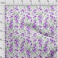thumbnail image 3 of oneOone Georgette Viscose Purple Fabric Floral Sewing Material Print Fabric By The Yard 42 Inch Wide, 3 of 4