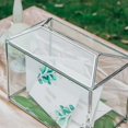 thumbnail image 4 of Small .‘‘ x .‘‘ x .‘‘ Glass Card Box with Slot & Lock for Wedding Reception Geometric Clear Envelops Box Suitable for x es Cards Gold (Slot Length cm) Handmade, 4 of 8